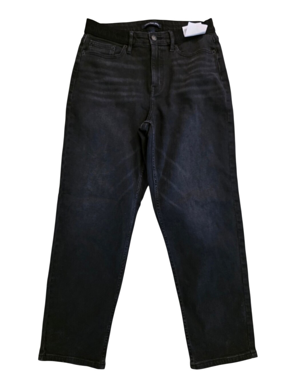 NWT Calvin Klein High Rise Straight Jeans- 30